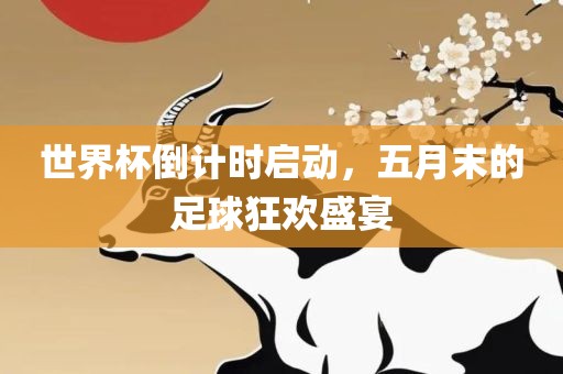 世界杯倒计时启动，五月末的足球狂欢盛宴