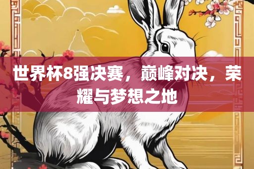世界杯8强决赛，巅峰对决，荣耀与梦想之地