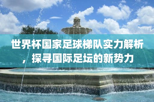 世界杯国家足球梯队实力解析，探寻国际足坛的新势力