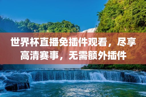 世界杯直播免插件观看，尽享高清赛事，无需额外插件