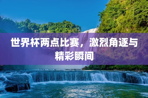 世界杯两点比赛，激烈角逐与精彩瞬间