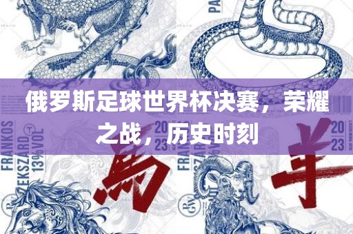 俄罗斯足球世界杯决赛，荣耀之战，历史时刻