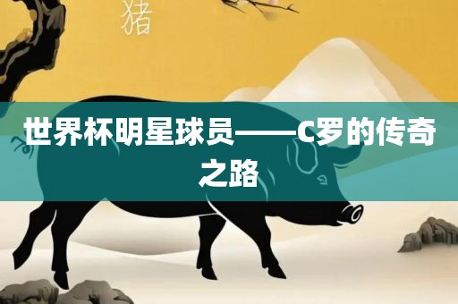 世界杯明星球员——C罗的传奇之路