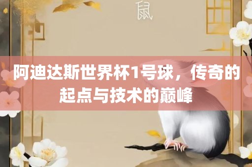 阿迪达斯世界杯1号球，传奇的起点与技术的巅峰