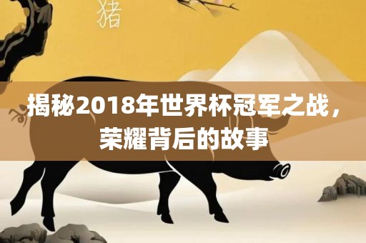 揭秘2018年世界杯冠军之战，荣耀背后的故事