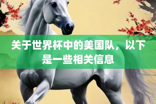 关于世界杯中的美国队，以下是一些相关信息衡水勇创橡塑制品有限公司