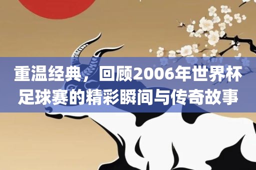 重温经典，回顾2006年世界杯足球赛的精彩瞬间与传奇故事