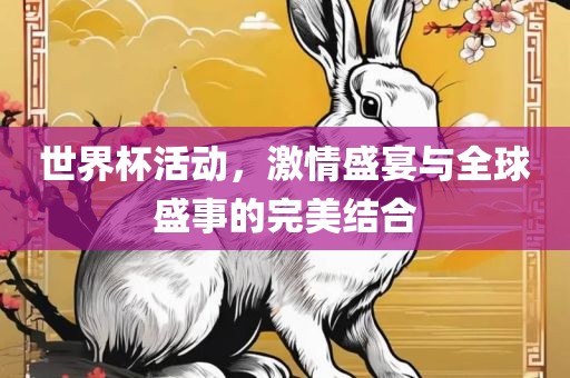 世界杯活动，激情盛宴与全球盛事的完美结合