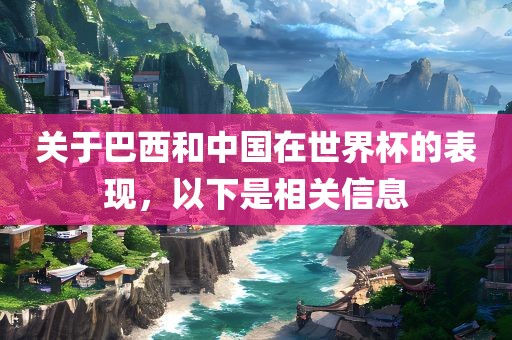 关于巴西和中国在世界杯的表现，以下是相关信息衡水勇创橡塑制品有限公司