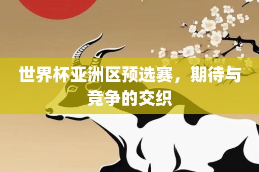 世界杯亚洲区预选赛，期待与竞争的交织