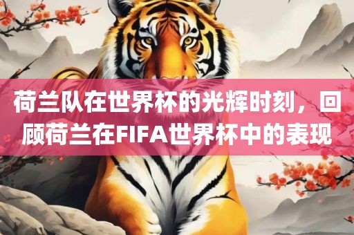 荷兰队在世界杯的光辉时刻，回顾荷兰在FIFA世界杯中的表现