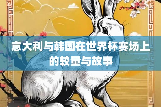 意大利与韩国在世界杯赛场上的较量与故事