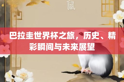 巴拉圭世界杯之旅，历史、精彩瞬间与未来展望