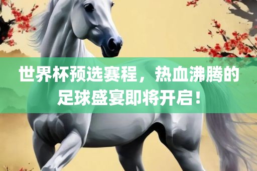 世界杯预选赛程，热血沸腾的足球盛宴即将开启！