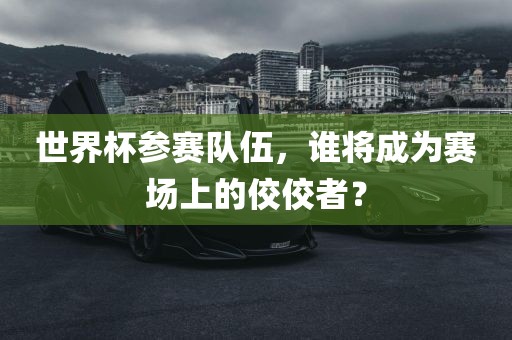 世界杯参赛队伍，谁将成为赛场上的佼佼者？