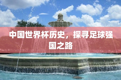 中国世界杯历史，探寻足球强国之路
