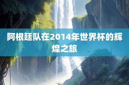 阿根廷队在2014年世界杯的辉煌之旅