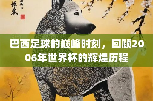 巴西足球的巅峰时刻，回顾2006年世界杯的辉煌历程