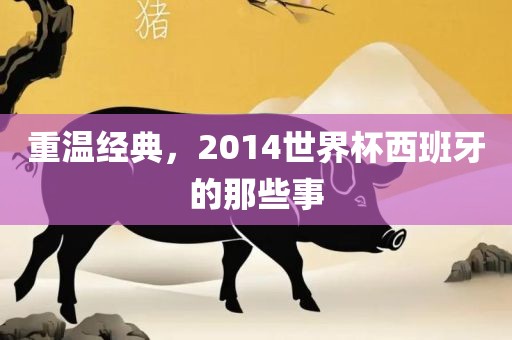 重温经典，2014世界杯西班牙的那些事