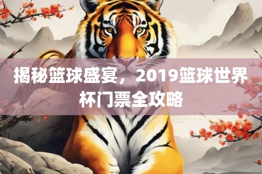 揭秘篮球盛宴，2019篮球世界杯门票全攻略