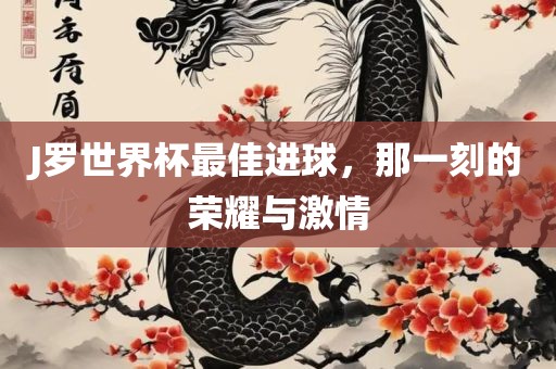 J罗世界杯最佳进球，那一刻的荣耀与激情