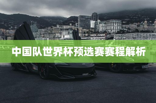 中国队世界杯预选赛赛程解析