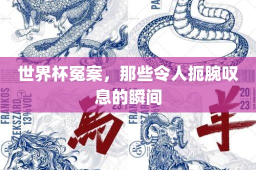 世界杯冤案，那些令人扼腕叹息的瞬间