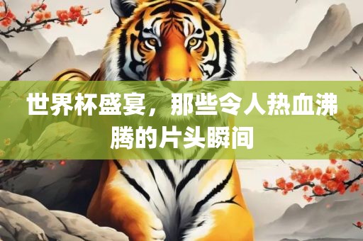 世界杯盛宴，那些令人热血沸腾的片头瞬间