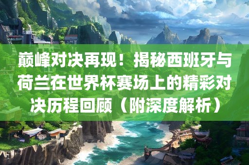巅峰对决再现！揭秘西班牙与荷兰在世界杯赛场上的精彩对决历程回顾（附深度解析）