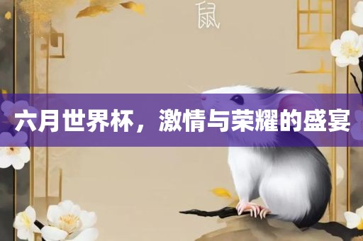 六月世界杯，激情与荣耀的盛宴