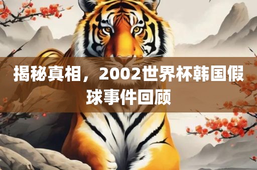 揭秘真相，2002世界杯韩国假球事件回顾