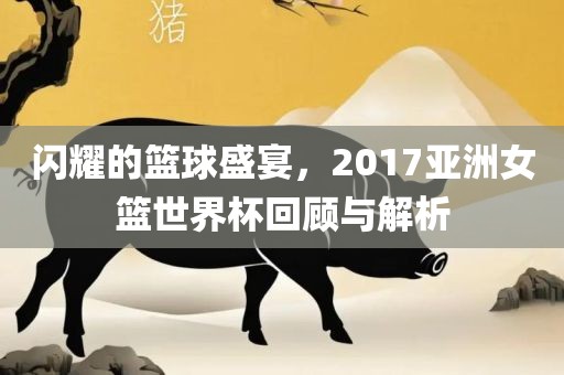 闪耀的篮球盛宴，2017亚洲女篮世界杯回顾与解析