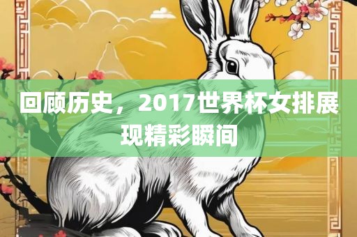 回顾历史，2017世界杯女排展现精彩瞬间