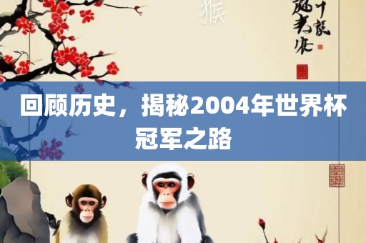 回顾历史，揭秘2004年世界杯冠军之路