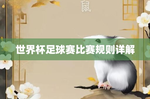 世界杯足球赛比赛规则详解
