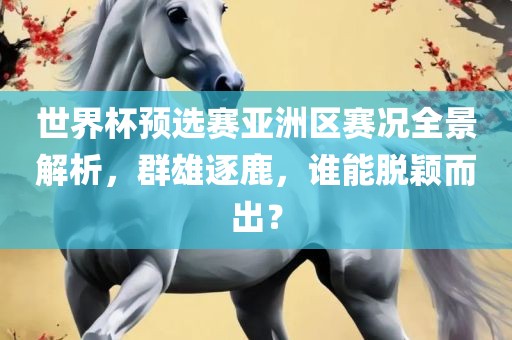 世界杯预选赛亚洲区赛况全景解析，群雄逐鹿，谁能脱颖而出？