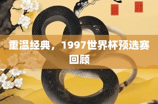 重温经典，1997世界杯预选赛回顾