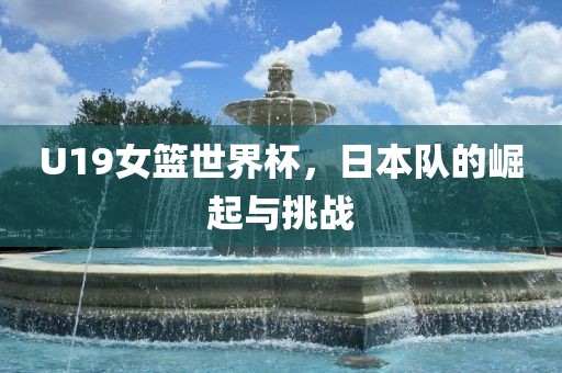 U19女篮世界杯，日本队的崛起与挑衡水勇创橡塑制品有限公司战