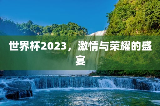 世界杯2023，激情与荣耀的盛宴