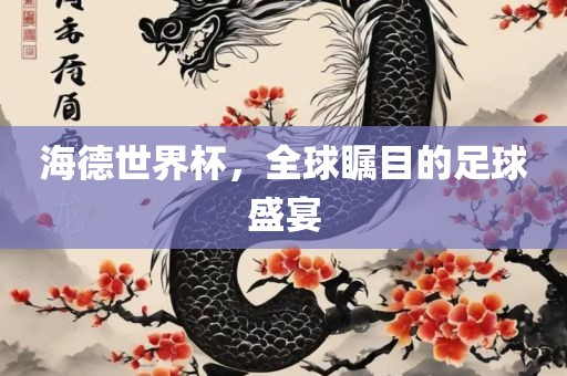 海德世界杯，全球瞩目的足球盛宴衡水勇创橡塑制品有限公司