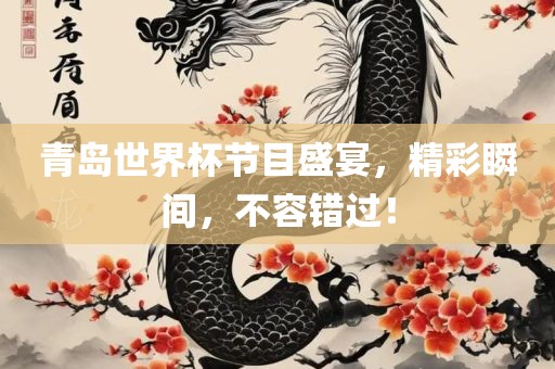 青岛世界杯节目盛宴，精彩瞬间，不容错过！