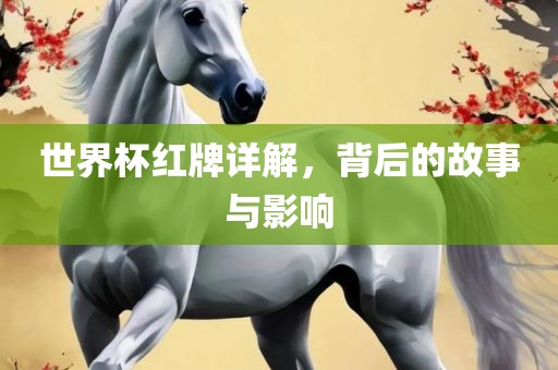 世界杯红牌详解，背后的故事与影响