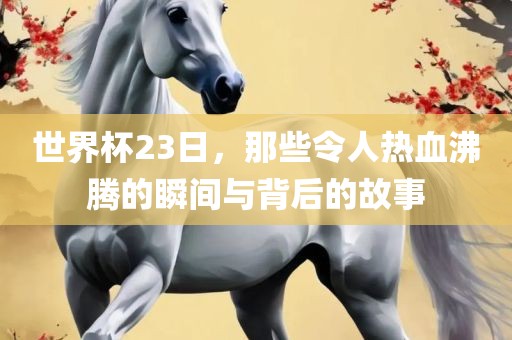世界杯23日，那些令人热血沸腾的瞬间与背后的故事