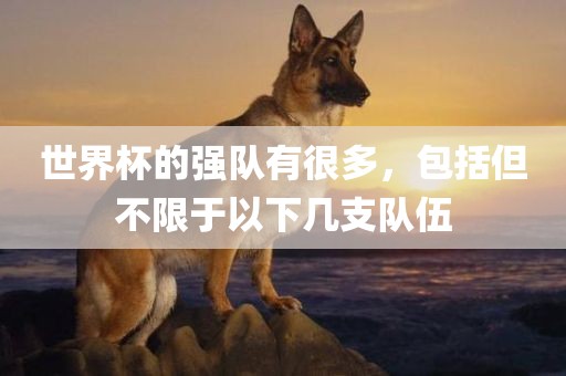 世界杯的强队有很多，包括但不限于以下几支队伍