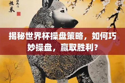揭秘世界杯操盘策略，如何巧妙操盘，赢取胜利？