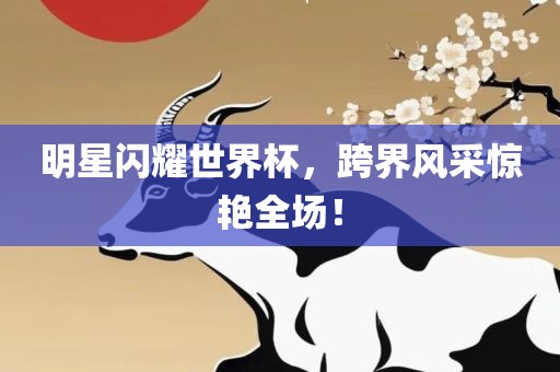 明星闪耀世界杯，跨界风采惊艳全场！