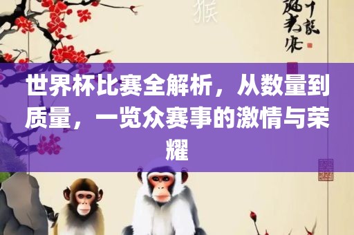 世界杯比赛全解析，从数量到质量，一览众赛事的激情与荣耀