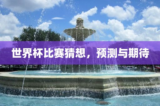 世界杯比赛猜想，预测与期待
