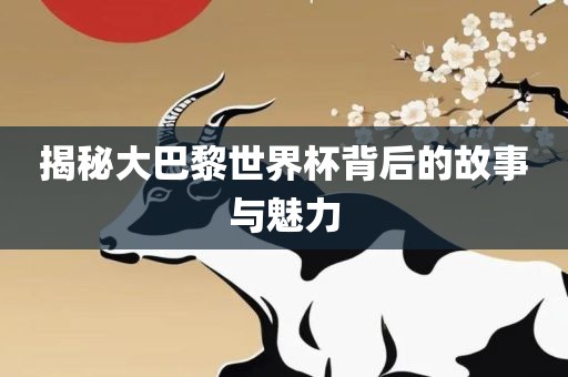 揭秘大巴黎世界杯背后的故事与魅力