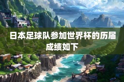 日本足球队参加世界杯的历届成绩如下